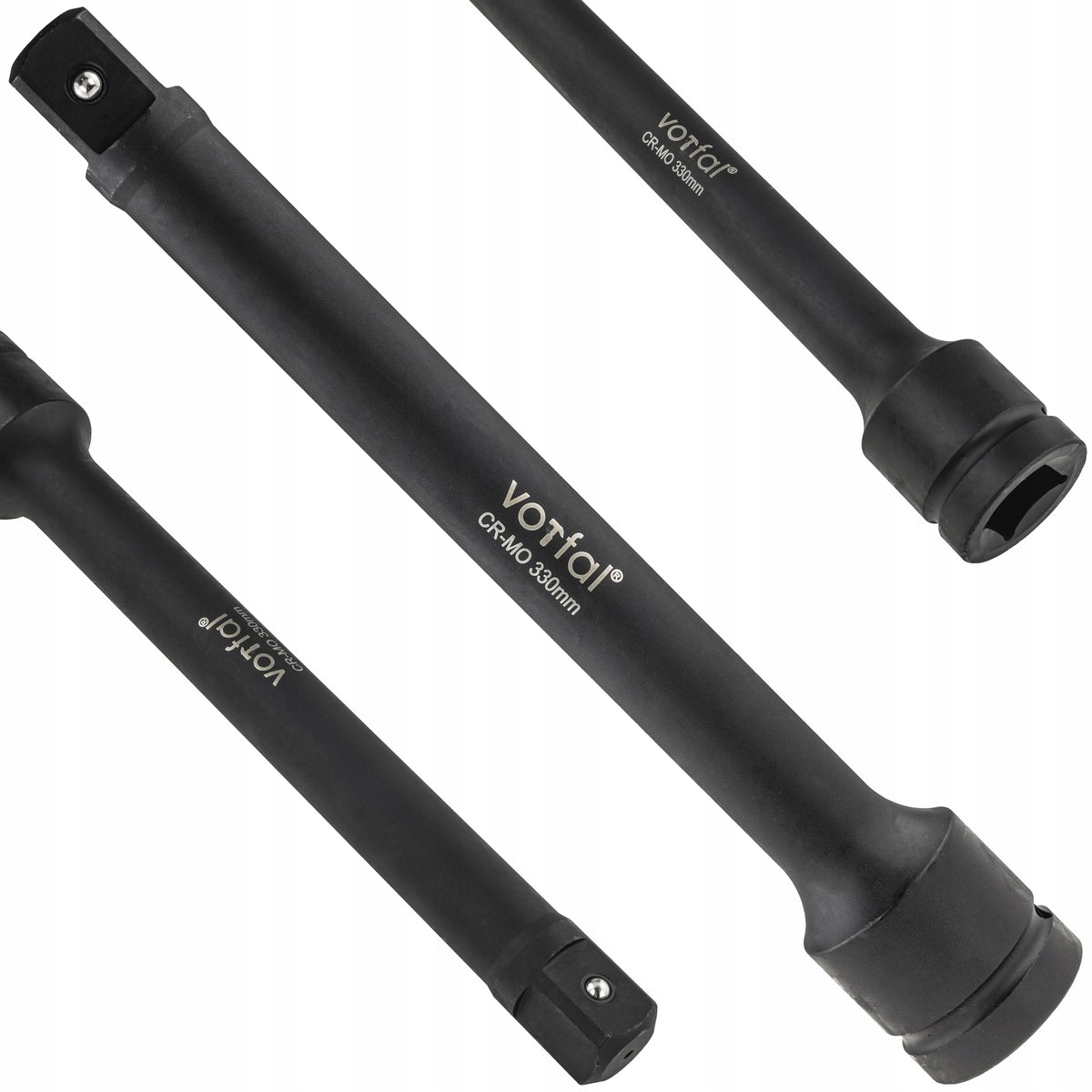 Slagmoerdoppen Verlenger 1" 330mm CR-MO Staal