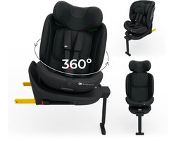 Kinderkraft I-360 2 PLUS - Autostoel – 40-150 cm i-Size – Isofix – Groep 0/1/2/3 – Tot 12 Jaar – Zwart