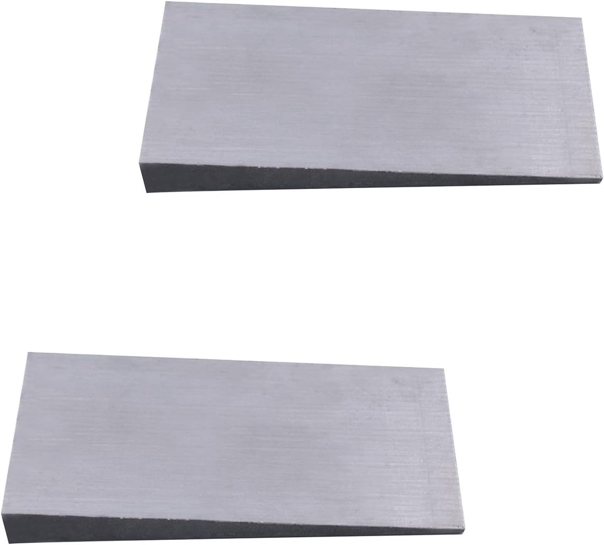 Set van 2 RVS Flens Wedge Spreader Flens voor Pijpbevestiging, Corrosiebestendig en Sterk, L100mm x B50mm, Ideaal voor Industrieel Gebruik en Installaties