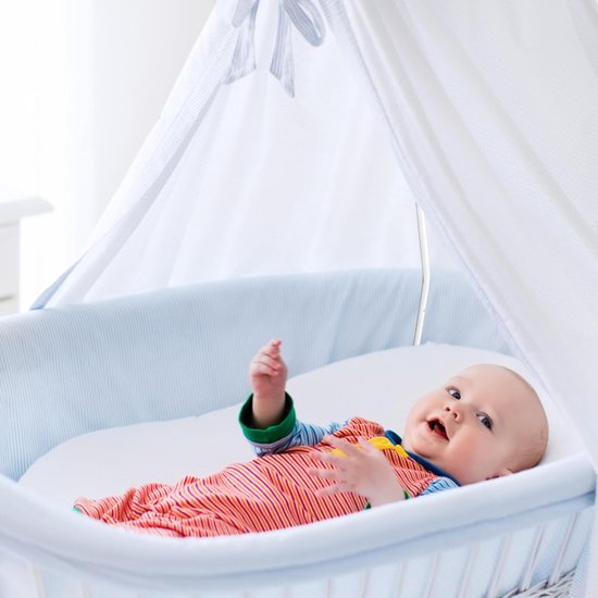 Klamboe Beugel - Wieg Standaard - Babykamer Inrichten - Eenvoudige Montage - 88 x 27.5 cm - Wit — afbeelding 2
