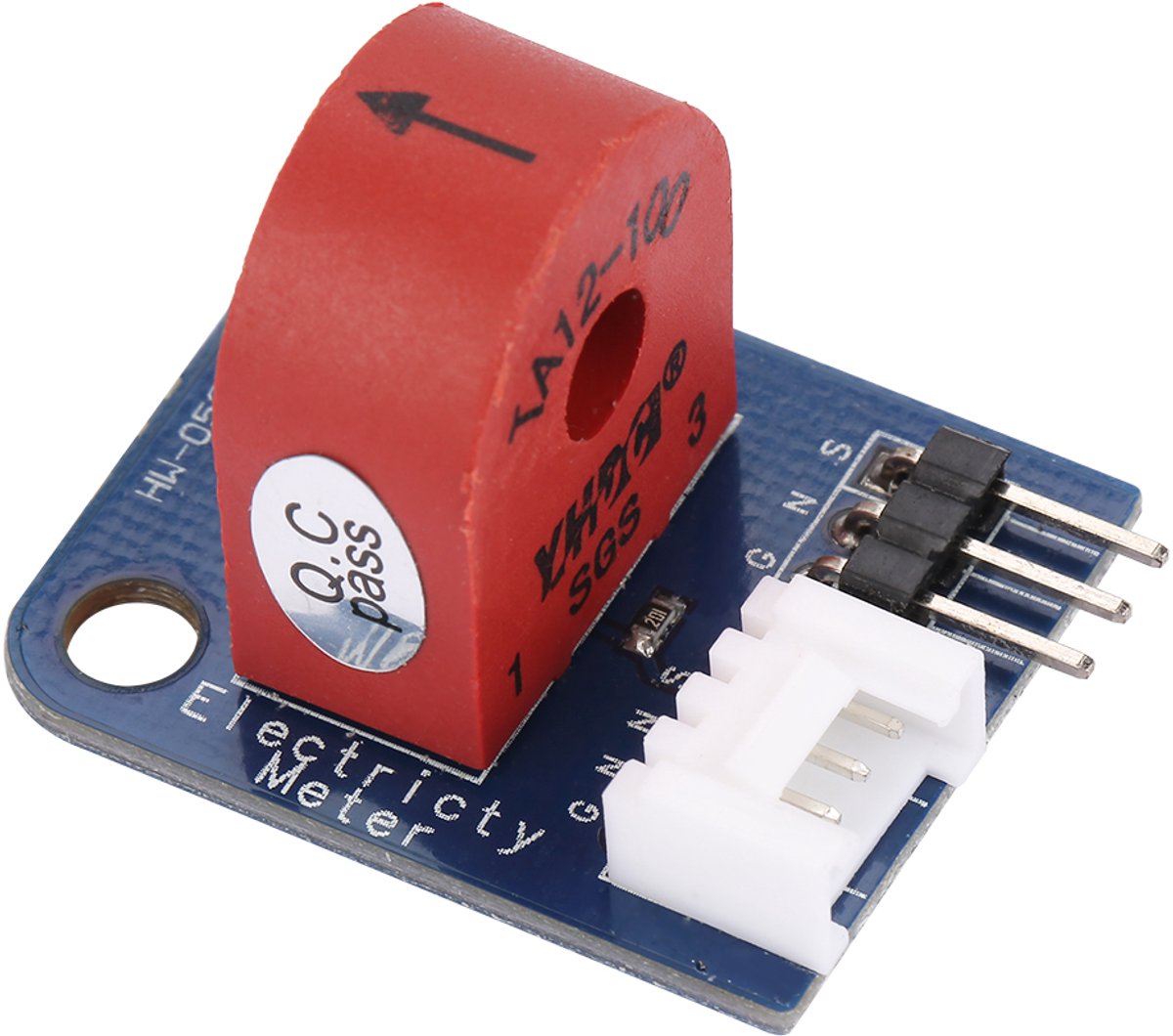 AC Stroomtransformator Module 0-5A – Analoge Uitgang – Voor Microcontrollers – TA12-100 – Stroommeting
