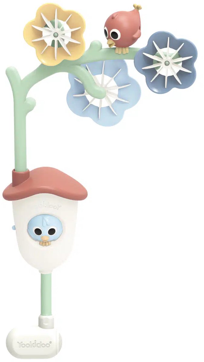 Yookidoo Sensory Bath Mobile Boho – Muzikaal Badspeelgoed met Draaiende Figuren – Vanaf 0 Maanden