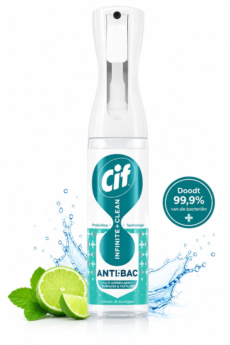 Cif Anti-Bac Spray Lemon & Aloe Vera