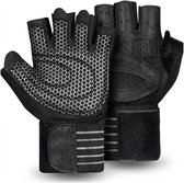 FitBoostR Sport & Fitness Handschoenen - Maat M - Heren & Dames - Krachttraining - Crossfit Grips