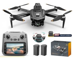 Innovastore Drone - GPS Drone - HD Camera Luchtfotografie - Borstelloze Motor 360 ° - Dubbele Camera - Afstandbediening - Zwart -