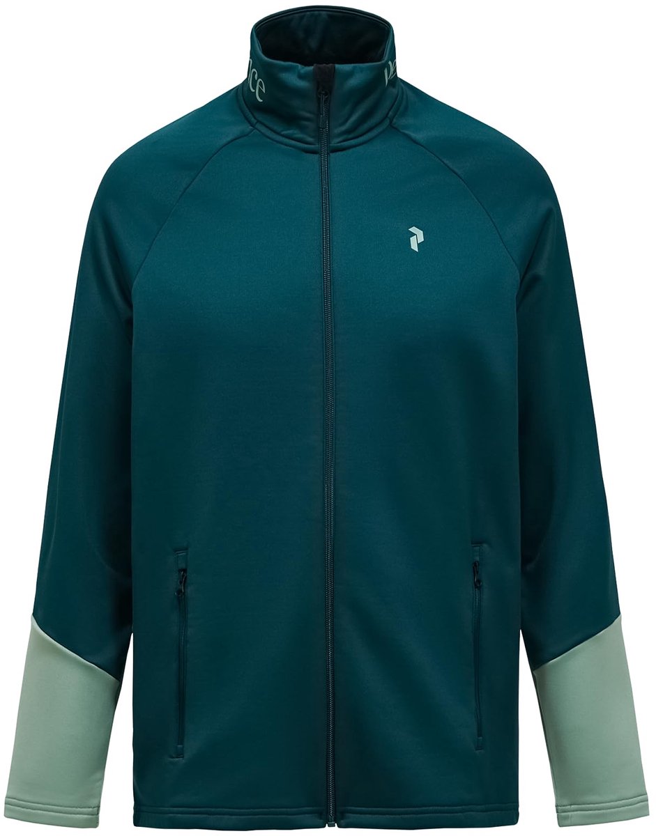PEAK PERFORMANCE Rider Essentials Midlayer Zip Jas Ponderosa Pine/ Valley Groen
