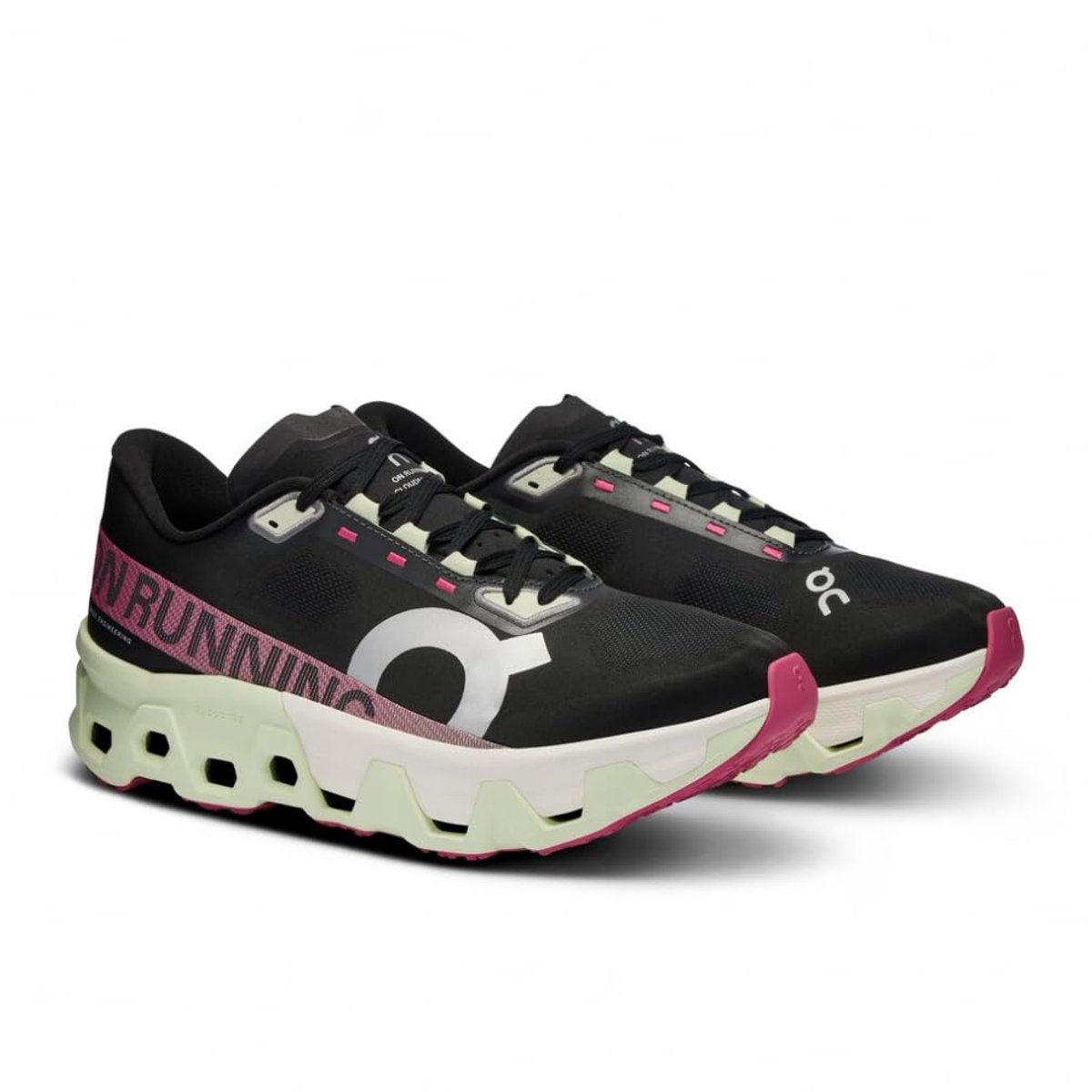 On Cloudmonster Hyper - Hardloopschoenen - Zwart/Lima - Maat 46 Heren