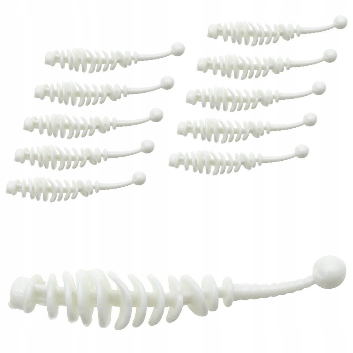 10x TANTA Zachte Rubberen Vis Lokaas 5cm 0.8g Baars Forel Snoekbaars