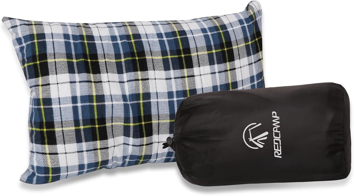 Comfortabel en lichtgewicht campingkussen, opvouwbaar 30x40 cm voor optimale ondersteuning