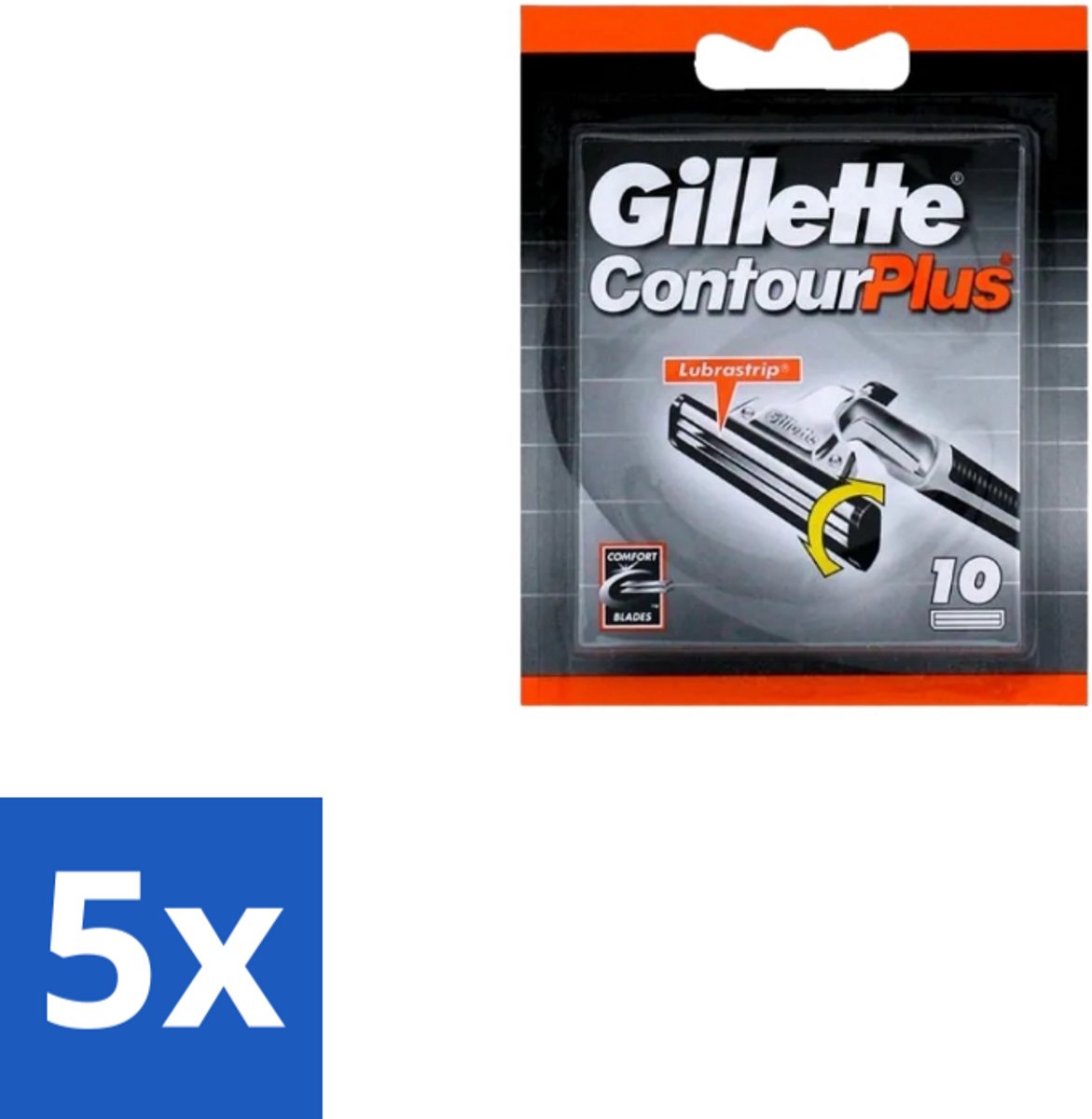 5 x Gillette Contour Plus – Wegwerpscheermesjes – 10 mesjes - Scheermesjes - Scheermes - Scheersysteem - Scheerbeurt - Huidcomfort