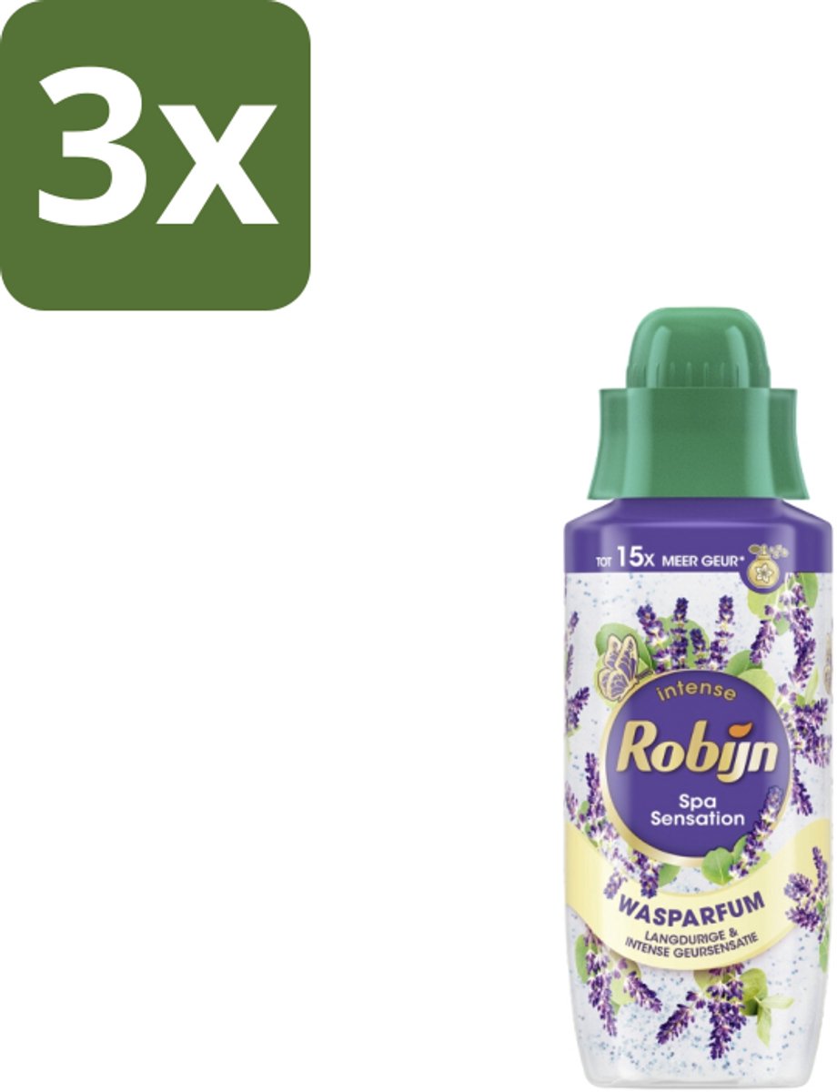 3 x Robijn Wasparfum Spa Sensation 324 ml - Wasparfum - Wasmiddel - Geur - Spa Geur - Natuurlijke Geur