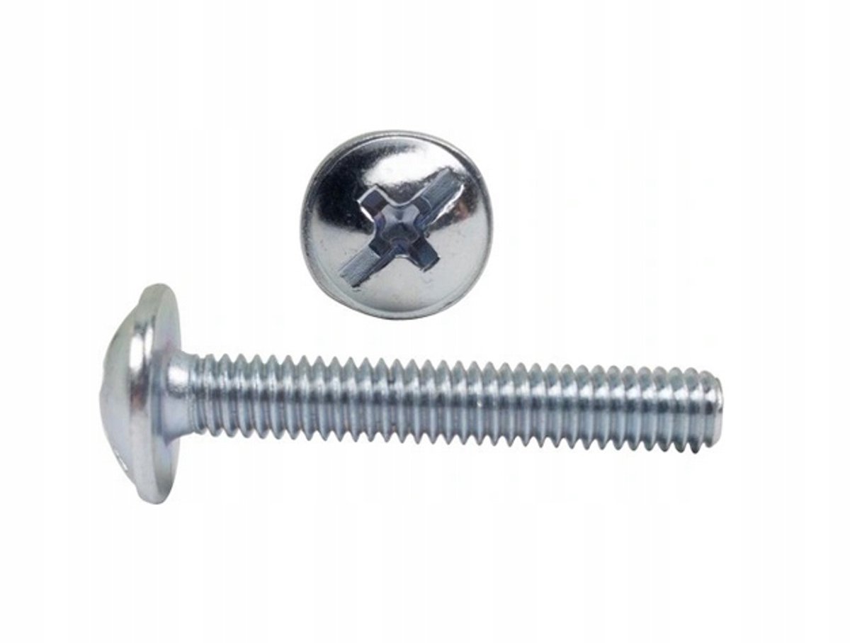 DIN 967 Metaalschroeven M4x22 Verzinkt - 100 Stuks