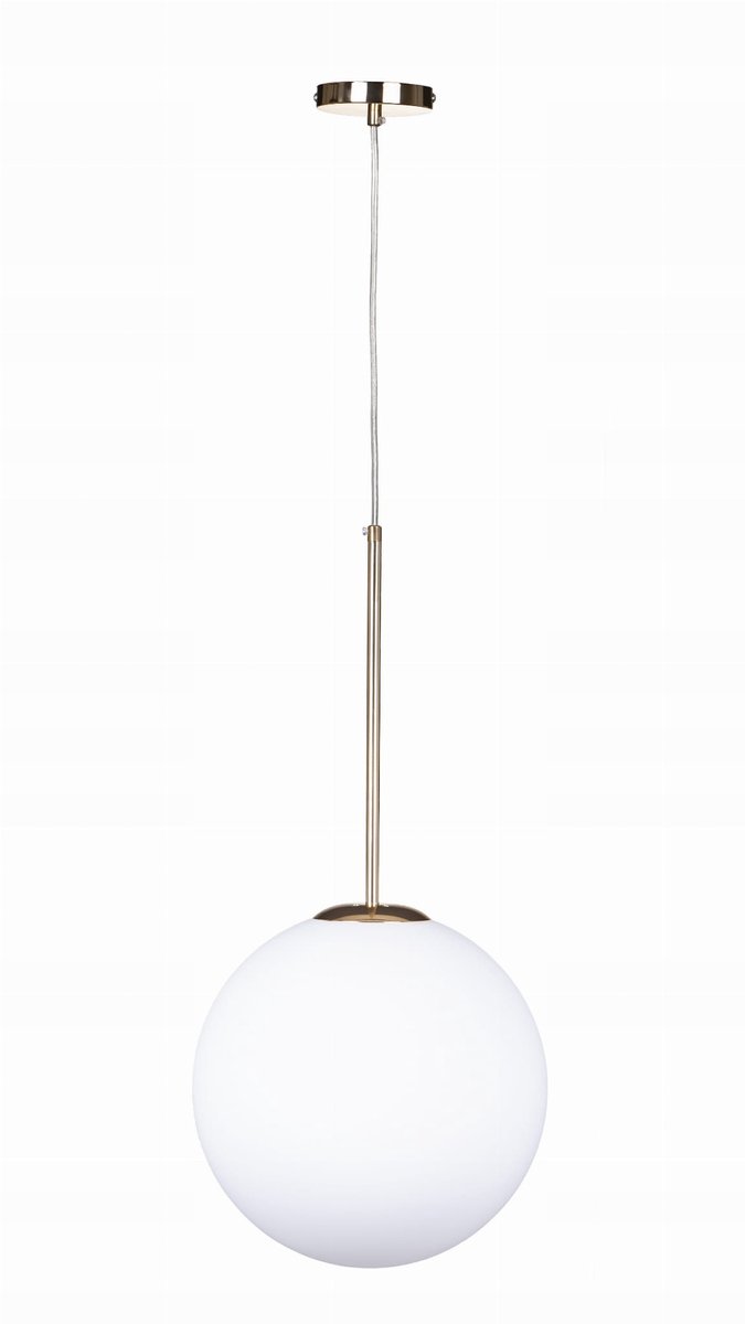 Grote Melkachtige Glazen Hanglamp - Moderne Stijl, Verstelbaar