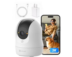 EZVIZ C6N G1 3K Beveiligingscamera Binnen - Mensdetectie - Kleuren Nachtzicht - Automatische Patrouillemodus - Tweeweg Audio - Fysieke Privacy