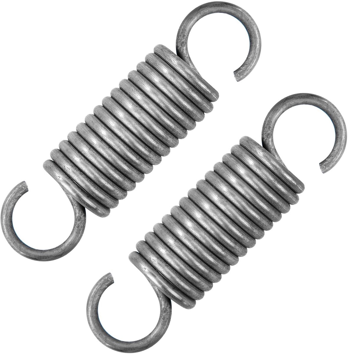Tension springs van 90 mm met haken, roestvrijstalen veer, draaddiameter 3.5 mm, buitendiameter 25 mm, kracht 30.8 kg, set van 2 stuks, ideaal voor diverse toepassingen en projecten