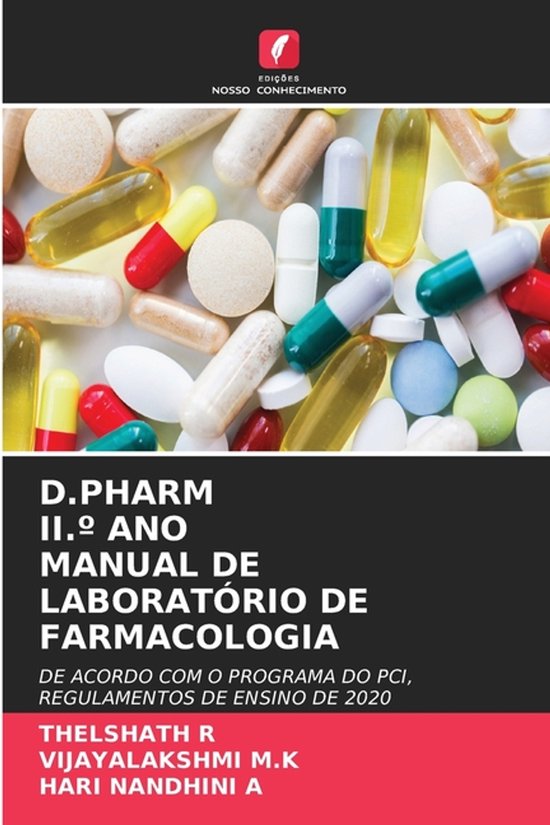 Livre : D.Pharm II.° Ano Manual de Laboratório de Farmacologia