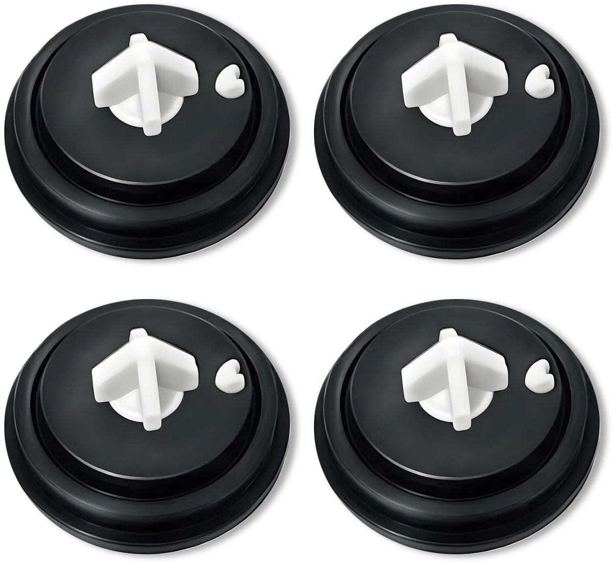 Elzusha - Set van 4 Rubber Membranen voor Toilet Flush Ventiel