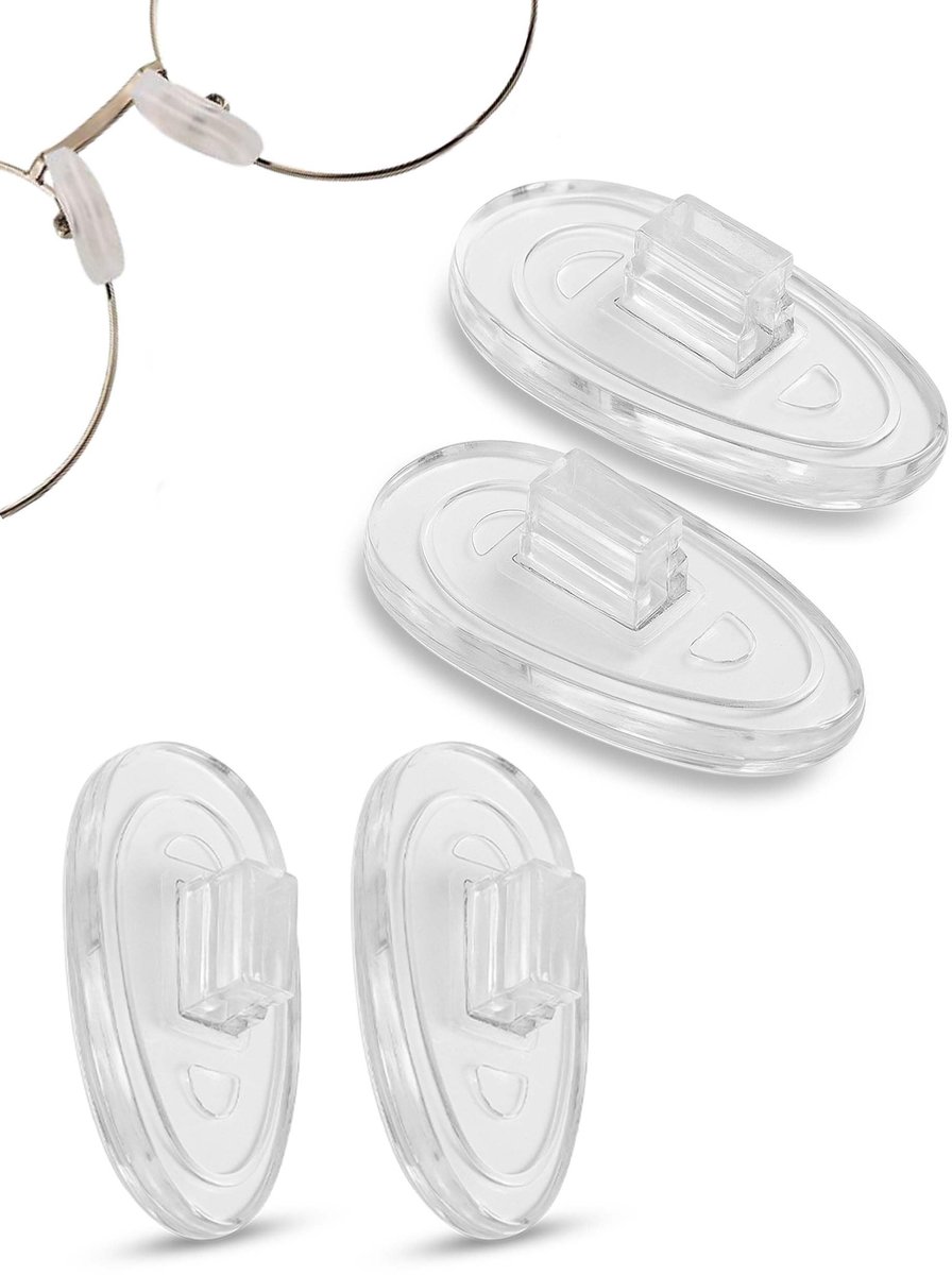 Elzusha - Premium Silicone Neuspads voor Brillen - Comfortabele A-vormige 13mm Pads