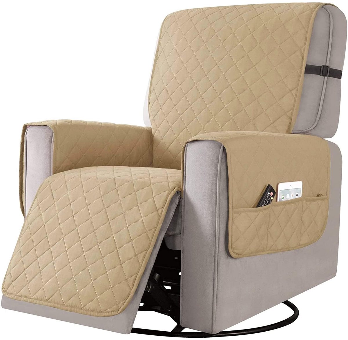 Elzusha - Beschermende Fotelhoes voor Relaxfauteuil met Zakjes