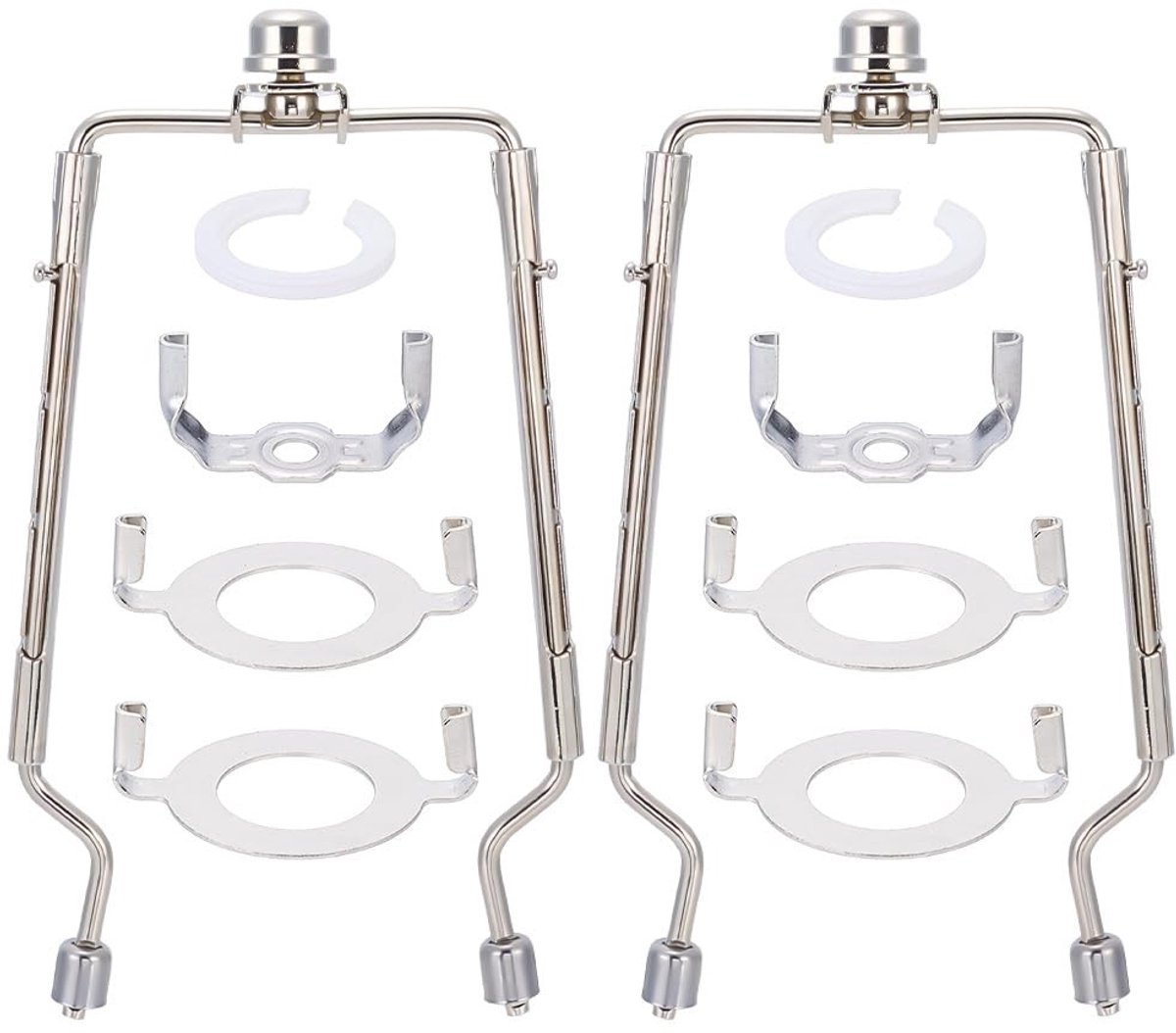 Elzusha - Set van 2 Verstelbare Lampenkap Harpen met Accessoires