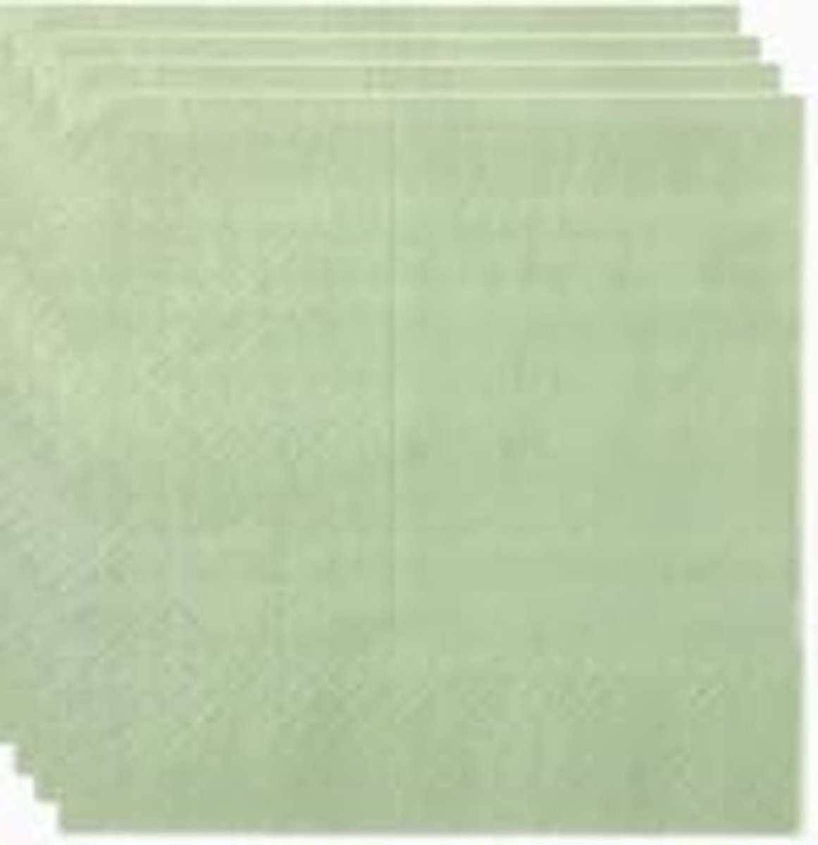 Elzusha - 40 Stuks Servetten Saliegroen 33 x 33 cm