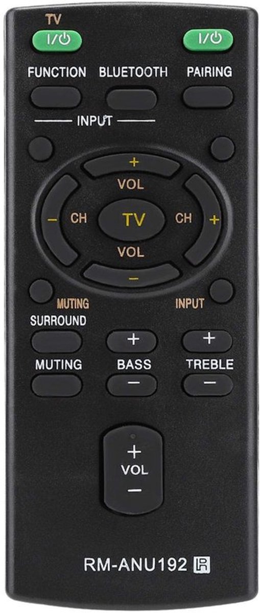 VT Goods Sound Bar Afstandsbediening 8M Bereik
