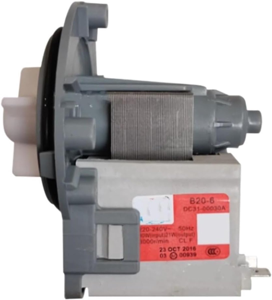 Afvoerpomp Motor - Wasmachine Onderdeel - Water Afvoeren - Standaard Model - Niet Gespecificeerd - Zwart