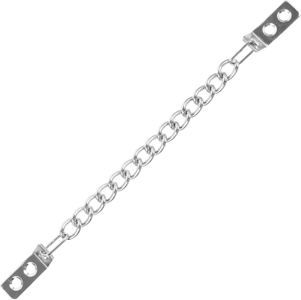 Metalen Deurketting - Veiligheidsketting Kastdeur - Extra Veiligheid Huis - Eenvoudige Installatie - Verstelbare Lengte - Zilver