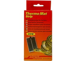 Verwarmingsmat Terrarium - Warmtemat Reptiel - Terrarium Verwarmen - Infraroodstraling Afgifte - 88 x 15 cm - Zwart