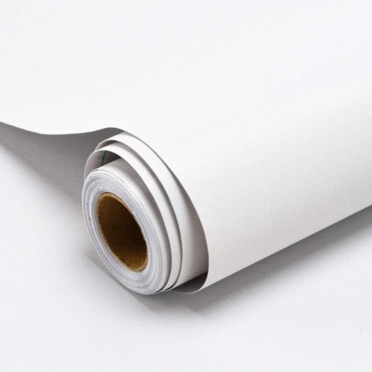 Virtubuy - Zelfklevend Plastic - Peel and Stick Behang - Wit 40x300cm - Vinyl Film