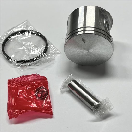 Zuiger Ring Set - Motoronderdelen - Tuingereedschap Onderhoud - Complete Herbouwkit - 47mm - Metaal — afbeelding 2