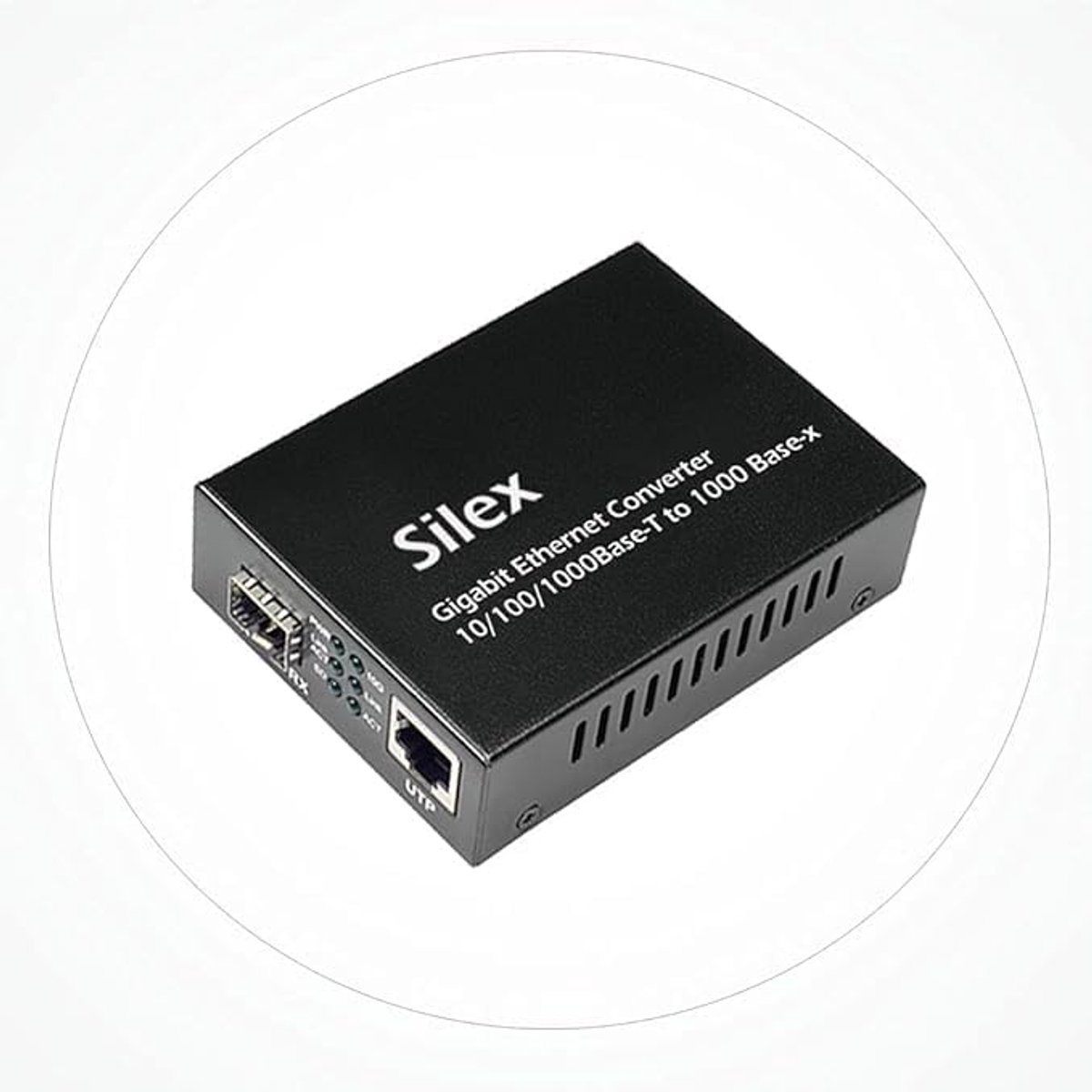 Ethernet Glasvezel Converter - Media Converter - Netwerk Uitbreiding - Plug and Play - 95 cm - Zwart