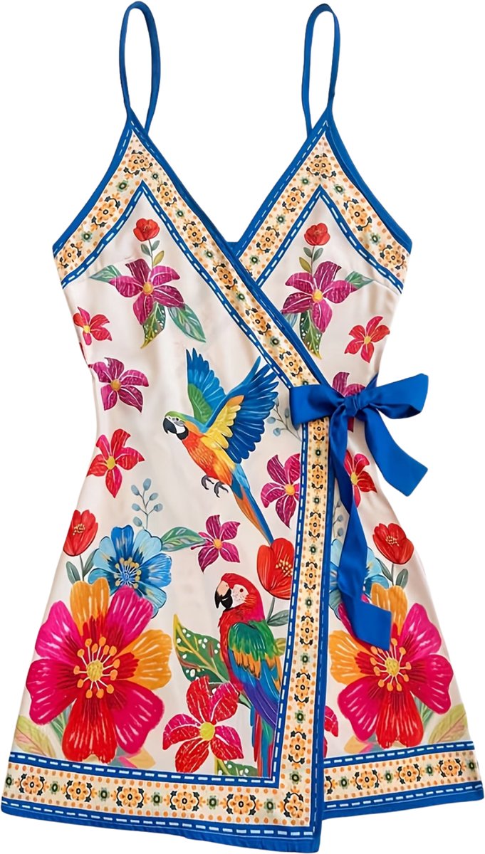 Currero Zomerjurk Dames Zomerjurken Volwassenen Vrouwen Midi Jurk Ibiza Stijl Sundress Dress Veelkleurig 3 S Multicolor