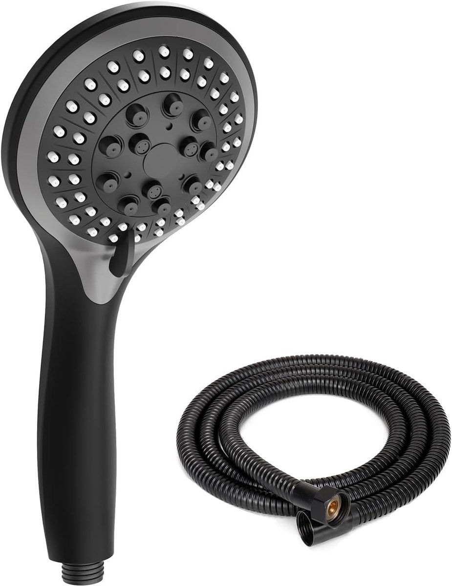 Douchekop en slang - Handdouche set - Ontspannen douchen - Vijf straalmodi - 1.5 meter sla