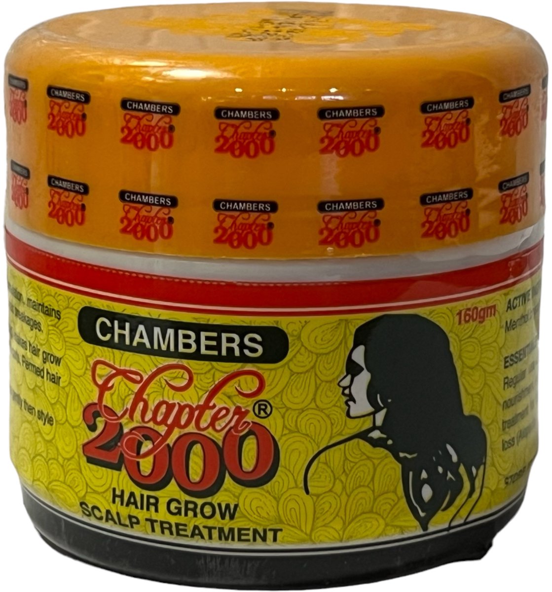 Bol.com CHAMBERS CHAPTER 2000 -HAIR GROWTH SCALP TREATMENT-VOOR HAARGROEI-ALLE HAARTYPES- HAAR UITVAL-160GRAM aanbieding