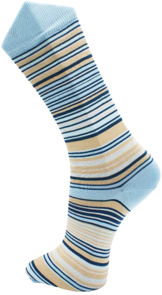 Effio - Marshall - Blauw Beige- Katoen - Maat 41-45