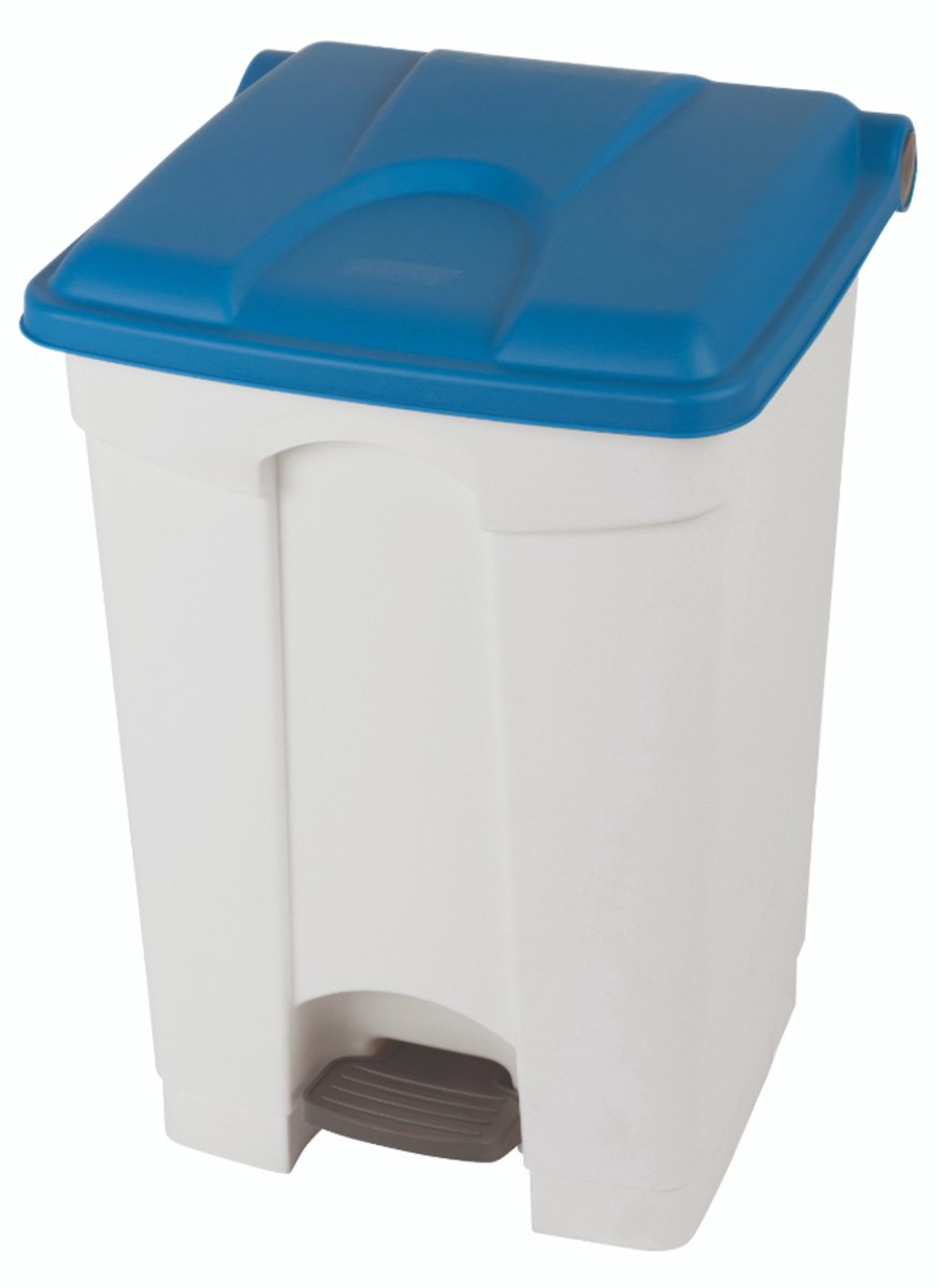 Pedaalemmer - Container met deksel - HACCP - 45 liter - Blauw