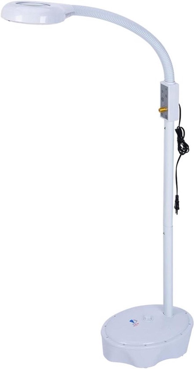 Allecto Plus - LED Vergrootlamp 15W met 3x Vergrootglas en 80 LEDs voor
