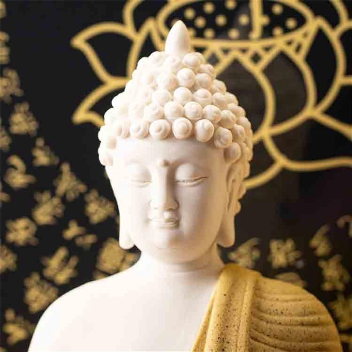 Keramisch Boeddhabeeld Ornament - Boeddha Decoratie thumbnail 4