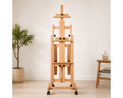 YYchan Professionele Schildersezel - schildersezel voor volwassenen -Verstelbaar Hoogte 170 tot 207 cm - Stevige Ezels voor Atelier en Veldwerk - met…