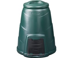 Compostbak Tuin - GFT Bak - Afval Verwerken - Gemaakt van gerecycled plastic - 220 liter - Groen