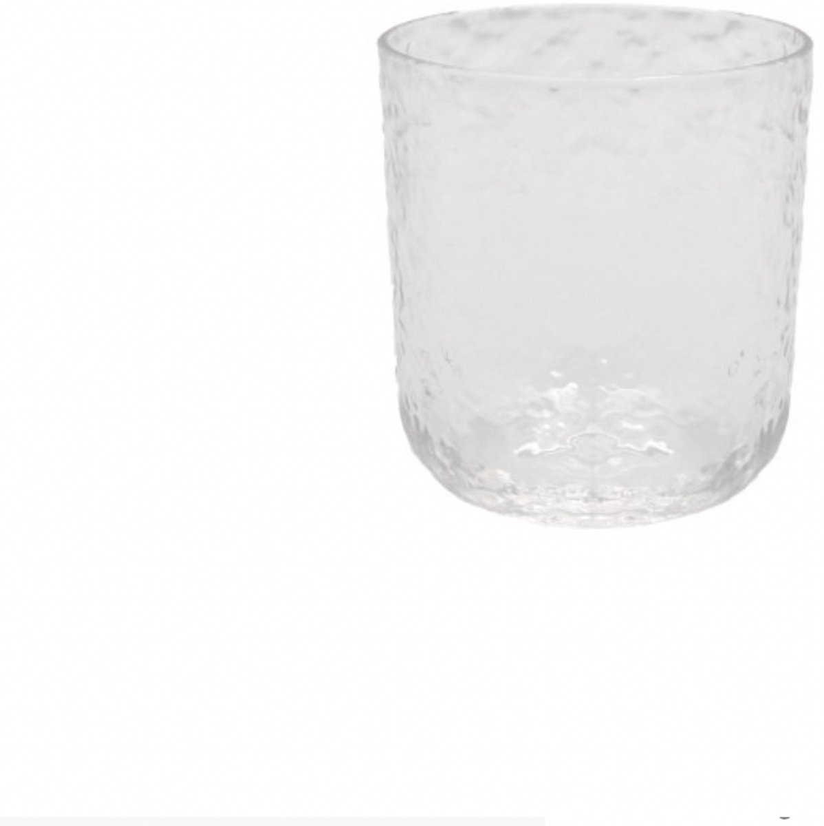 Leeff Water Glass Wesley – Waterglas - Methacrylaat Recyclebaar - Vaatwasserbestendig - Clear/Transparant - 6 stuks