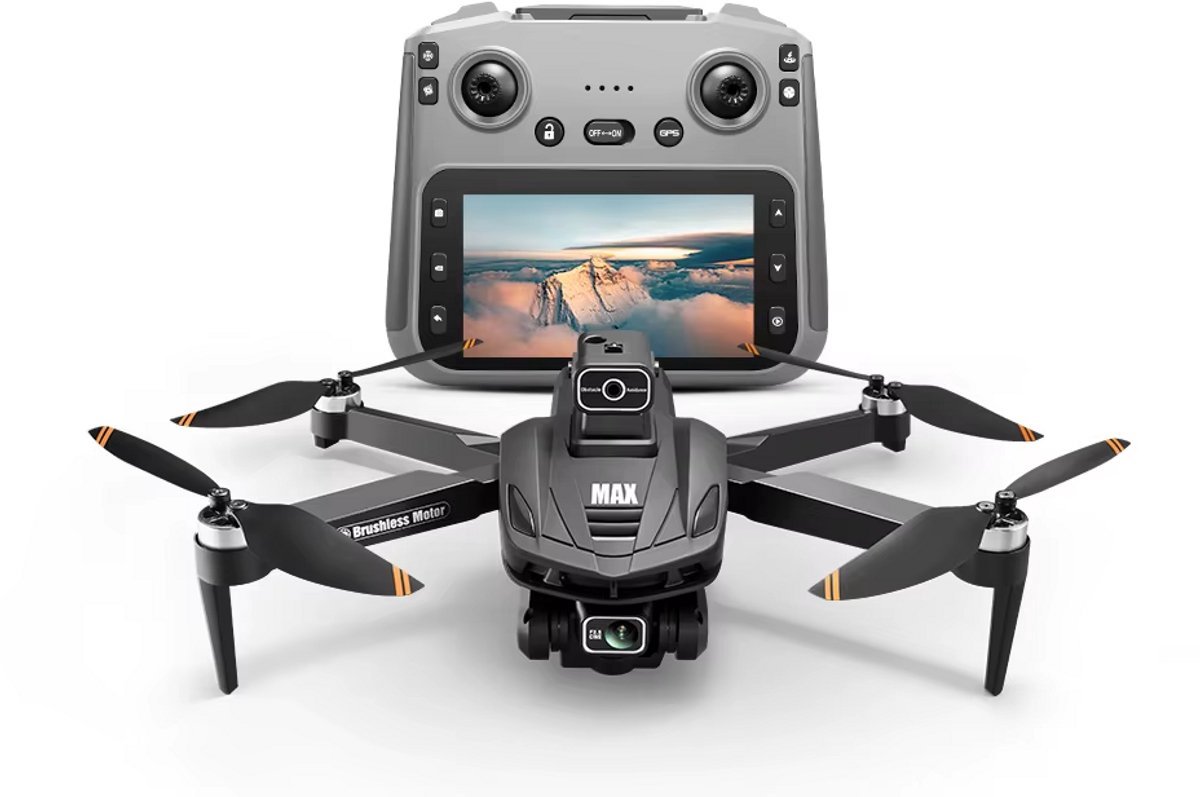 V168 Drone - Pro Max - 8K - 5G - Gps - Professionele - Hd Luchtfotografie - Dual-Camera - 25 minuten vliegtijd - 1 KM bereik - 5GHz Wifi FPV -1 click return- GPS - 8K camera's - 1 batterij - Zonder Vliegbewijs