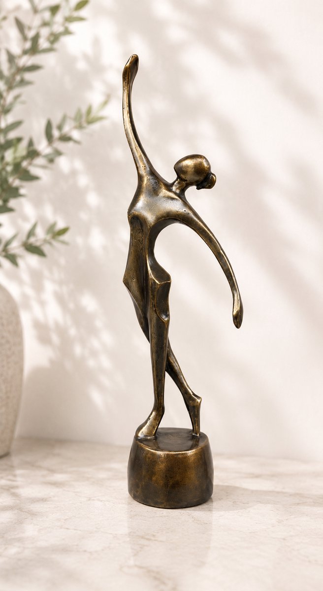 DANSERES / ABSTRACT BRONZEN BEELD