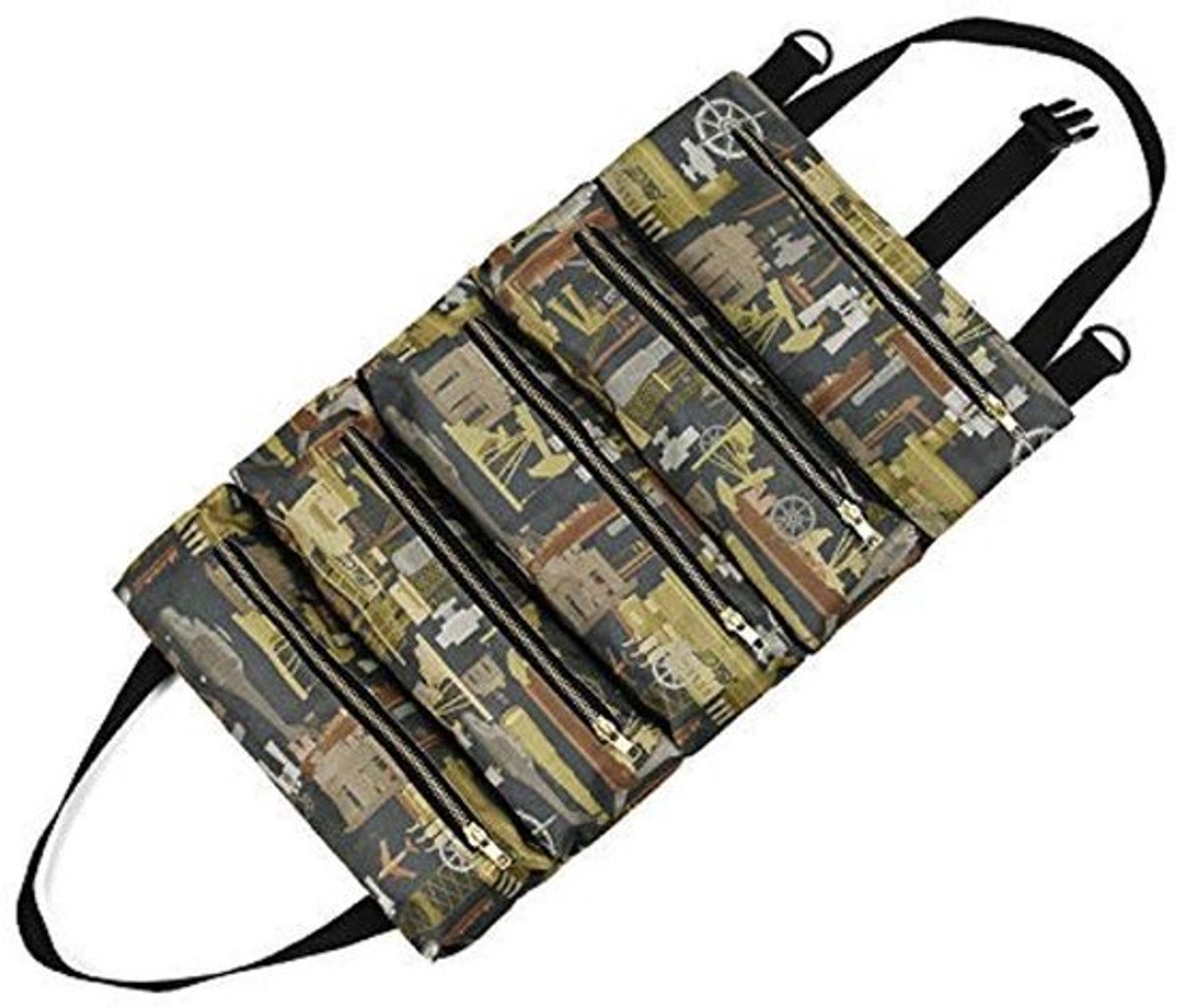 Virtubuy - Multifunctionele Tool Roll Up Bag - Canvas Tool Organizer