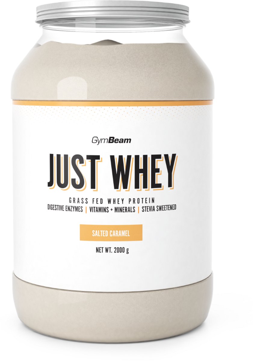 GymBeam Just Whey Proteïne - Gezouten Karamel - Whey Proteïne Blend - Eiwitpoeder - 2000 gram (67 servings)