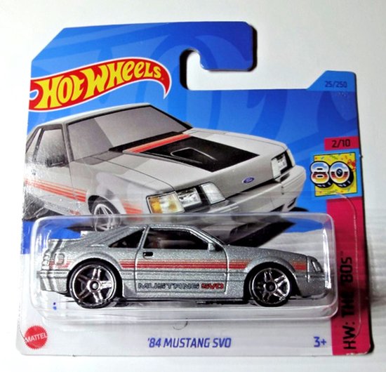 Hot Wheels 84 Mustang SVO - Die Cast 7 cm - Voertuig - Spaar ze allemaal van Hot Wheels — afbeelding 2