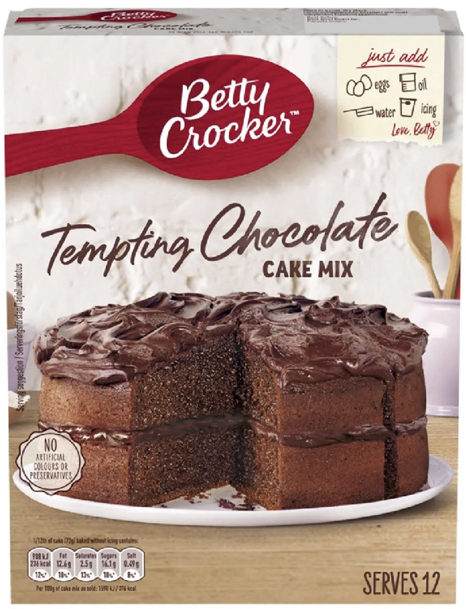 Betty Crocker Chocolade Cake Mix – Amerikaanse Bakmix voor Chocoladecake – 425 g