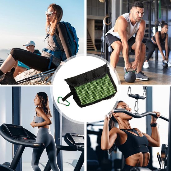 Koelhanddoeken Set - Sport Handdoek - Actieve Koelte - Directe Verfrissing - 27.89 Inch - Groen — afbeelding 4