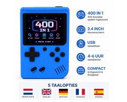 FivesquareNL Retro Handheld Game Console met 400 spellen en kleurenscherm